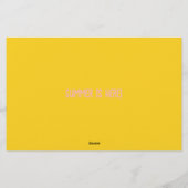 Papeterie Joyeuse Dernière journée d'école (Dos)