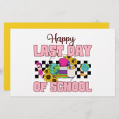 Papeterie Joyeuse Dernière journée d'école (Devant / Derrière)