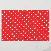 Papeterie Joyeuse Saint-Valentin Moderne Motif d'Amour (Dos)