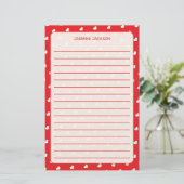 Papeterie Joyeuse Saint-Valentin Moderne Motif d'Amour (Debout devant)