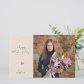 Papeterie Joyeuse Saint-Valentin Photo de script moderne (Debout devant)