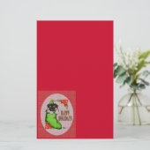 Papeterie Joyeuses vacances chiot (Debout devant)