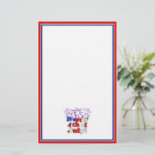 Papeterie Joyeux 4 juillet avec Fireworks (Debout devant)