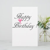 Papeterie Joyeux Amour d'anniversaire (Debout devant)