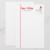 Papeterie Joyeux bonhomme de neige (Devant / Derrière)