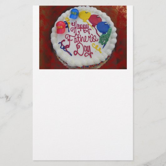 Papeterie Joyeux gâteau à la Fête des pères (Devant)