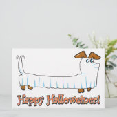 Papeterie Joyeux Halloween Dachshund (Debout devant)