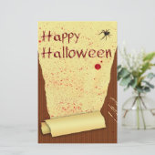 Papeterie Joyeux Halloween Fond d'écran Sanglant (Debout devant)