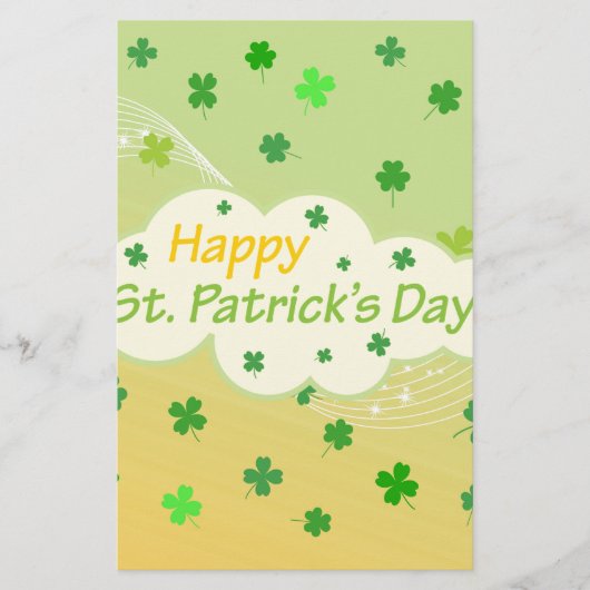 Papeterie Joyeux Jour de la Saint Patrick 1 (Devant)