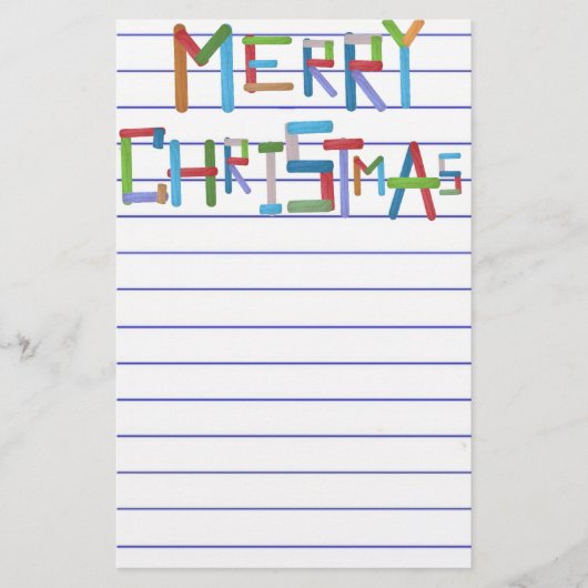 Papeterie Joyeux Noël (Devant)