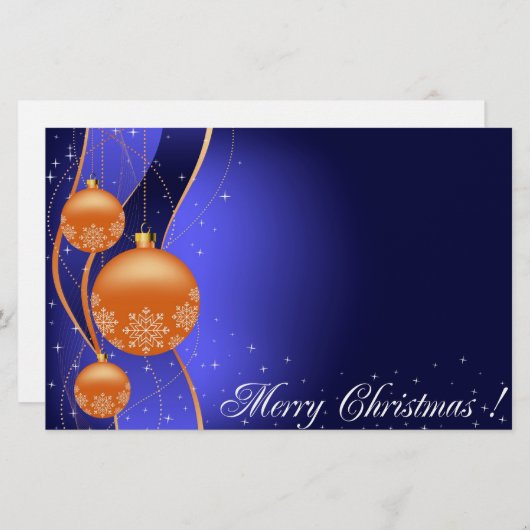 Papeterie joyeux noël (Devant / Derrière)