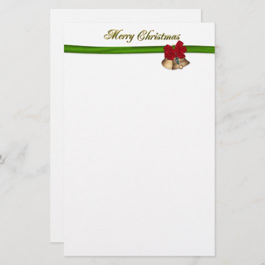 Papeterie Joyeux Noël (Devant / Derrière)