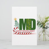 Papeterie JOYEUX NOËL d'anesthésiste (Debout devant)