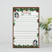 Papeterie Joyeux Noël de Shih Tzu stationnaire ! (Debout devant)