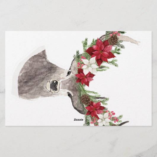 Papeterie Joyeux Noël Deer (Dos)