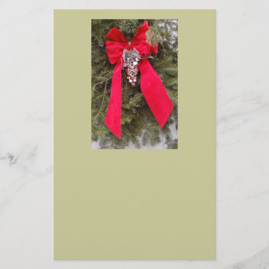 Papeterie Joyeux Noël Red Bow (Devant)