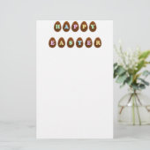 Papeterie Joyeux oeufs au chocolat de Pâques (Debout devant)