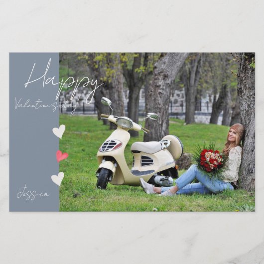 Papeterie Joyeux Valentin`s Day Modern Script photo (Devant)