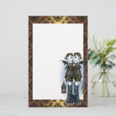 Papeterie jumelle de fées de dragon de "Sienna et (Debout devant)