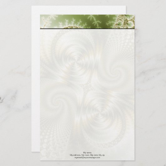 Papeterie Junction - Mandelbrot Art (Devant / Derrière)