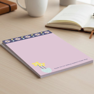 Papeterie Kawai Floral aux couleurs pastel douces