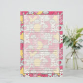 Papeterie Kawaii Child Pattern with Cute Doodles (Debout devant)