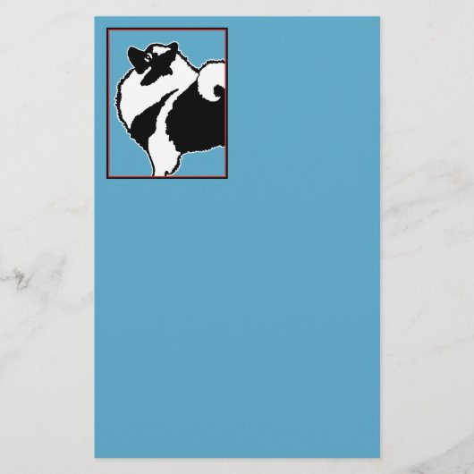 Papeterie Keeshond Graphics - Cute Original Chig Art (Devant)