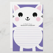 Papeterie Kids Kitty Cat Cute Stations (Devant / Derrière)