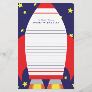 Papeterie Kids Space Rocket Ship Cuve