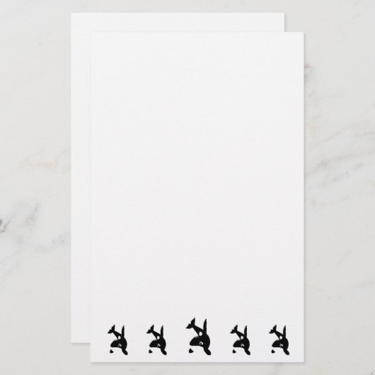 Papeterie Killer Whale Design (Devant / Derrière)