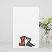 Papeterie Kitty et Puppy (Debout devant)
