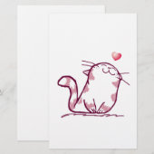 Papeterie Kitty Love (Devant / Derrière)