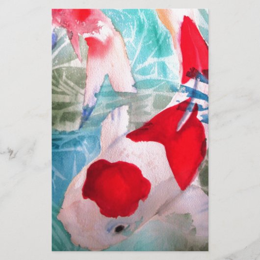 Papeterie Kohaku Koi 2 Poissons japonais (Devant)