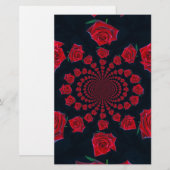 Papeterie La beauté des Roses : Imaginaire floral (Devant / Derrière)