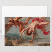 Papeterie La chute d'Icarus (par Jacob Peter Gowy) (Devant / Derrière)