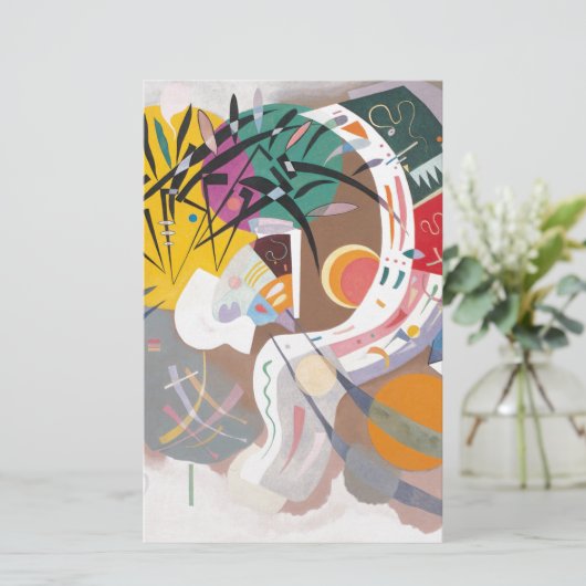 Papeterie La courbe dominante de Kandinsky Abstraite (Debout devant)