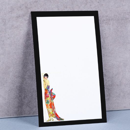 Papeterie La Dame dans la robe formelle