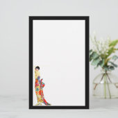 Papeterie La Dame dans la robe formelle (Debout devant)