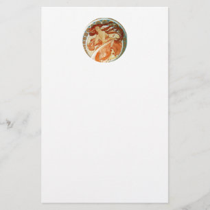 Papeterie La Danse d'Alphonse Mucha