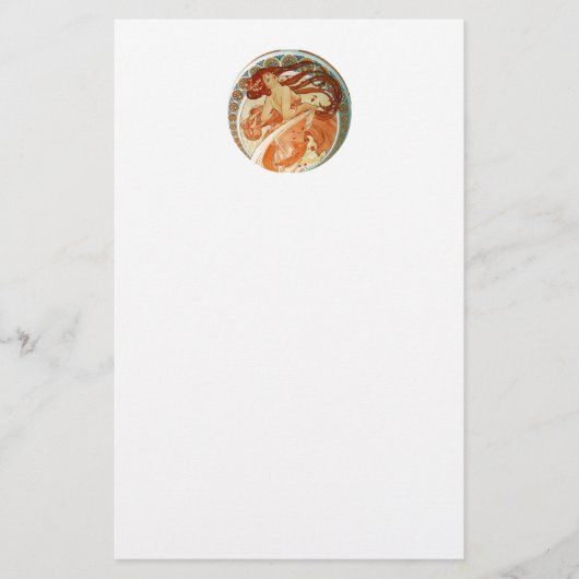 Papeterie La Danse d'Alphonse Mucha (Devant)