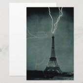 Papeterie La foudre frappe la Tour Eiffel (Devant / Derrière)