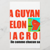 La Guyane selon Macron est une île
