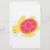 Papeterie La jolie tortue de mer (Devant / Derrière)