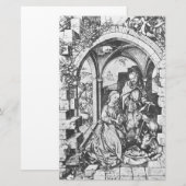 Papeterie La naissance de Jésus (par Martin Schongauer) (Devant / Derrière)