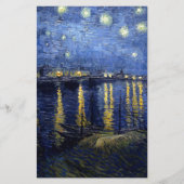 Papeterie La nuit étoilée de Van Gogh sur le Rhône (Devant)