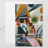 Papeterie La peinture abstraite swing de Kandinsky (Devant / Derrière)