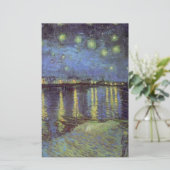 Papeterie La peinture de la nuit étoilée de Van Gogh (Debout devant)