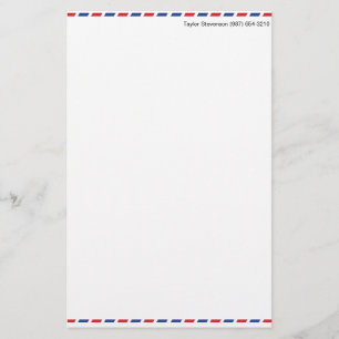 Papeterie La poste aérienne (personnalisable)