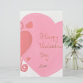 Papeterie la Saint-Valentin (Debout devant)