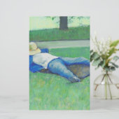 Papeterie La Siesta (par Gustave Caillebotte) (Debout devant)